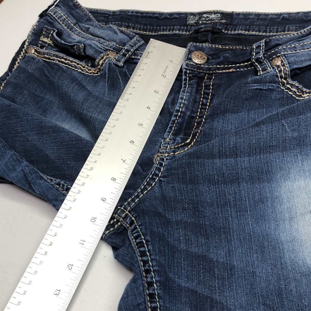 VINTAGE SILVER SUKI SKINNY JEANS SZ18x31 ⭐️ - Picture 9 of 12